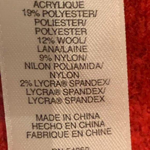 JONES NEW YORK Collection Women's Ruby Red Knit Pullover Sweater - Picture 8 of 8